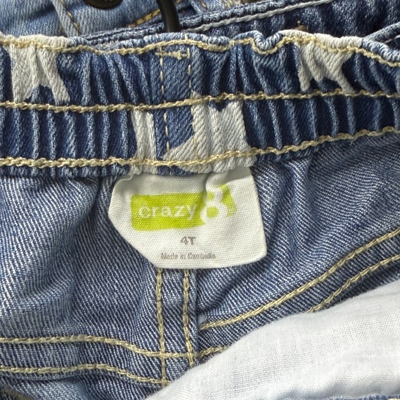 Crazy 8 Blue Star Jean Shorts - Picture 3 of 3